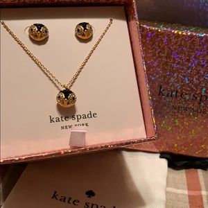 Kate spade penguin necklace and earrings set NWT
